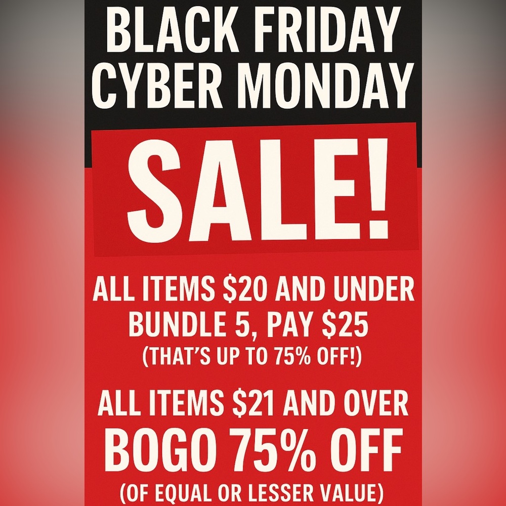 Black Friday - Cyber Monday Sale 🎄🎅🏻🧑‍🎄